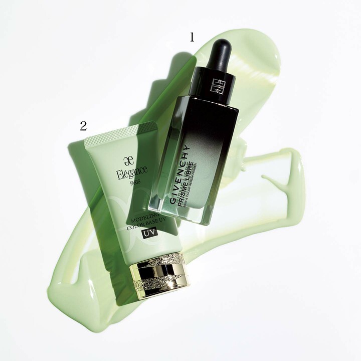 「パルファム ジバンシイ」と「エレガンス」の化粧下地