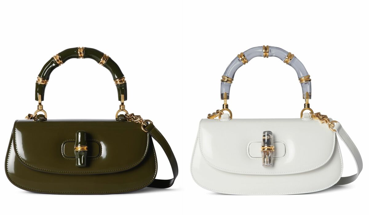 最終値下げ☆GUCCI バンブー　レザーバッグ グッチ GUCCI バンブー ハンドバッグ レザー ベージュ
