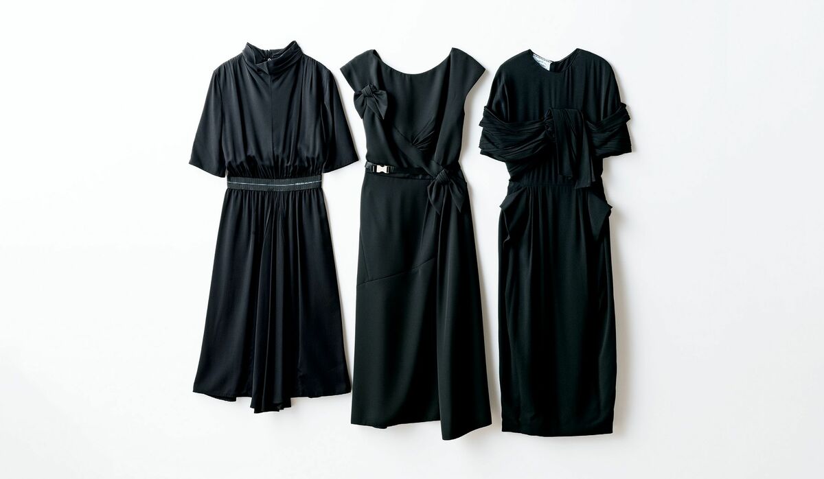 デイリーにも特別な日にも着られる！プラダの「ブラックドレス」3選