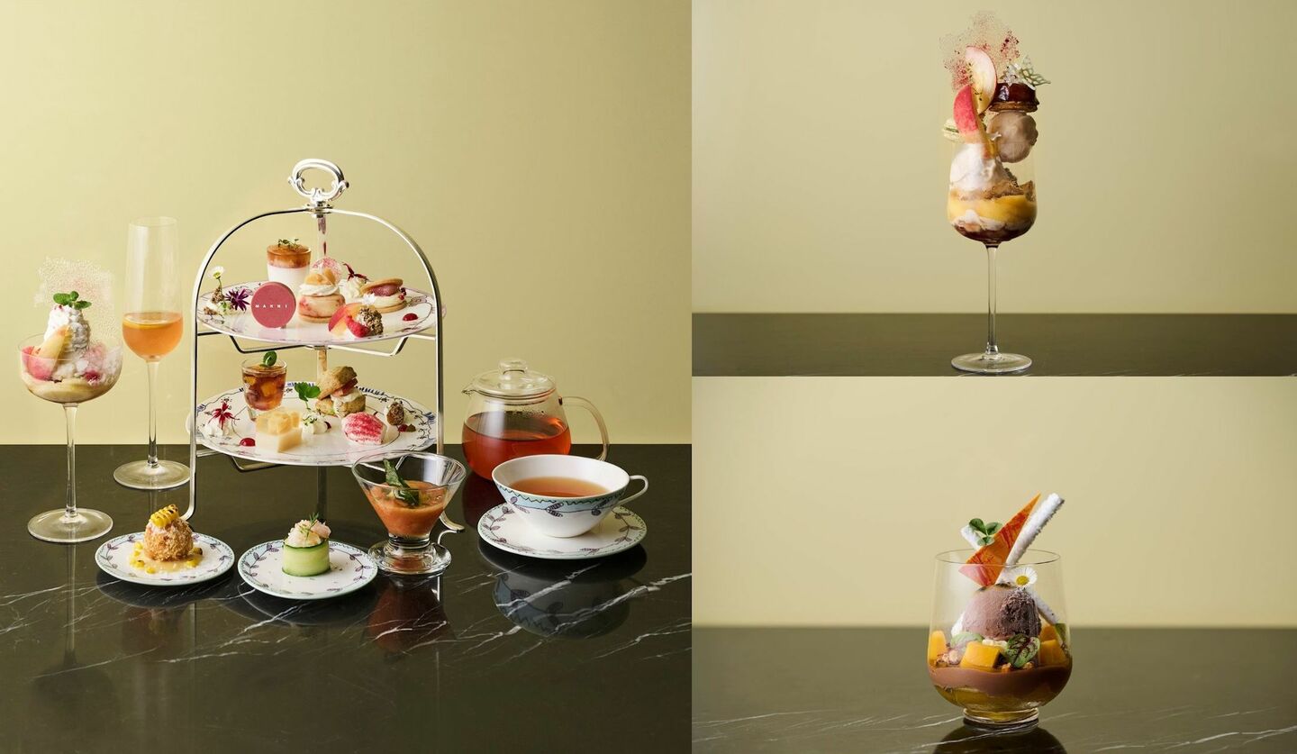 GINZA SIX「マルニ カフェ」の夏限定アフタヌーンティー＆パフェ