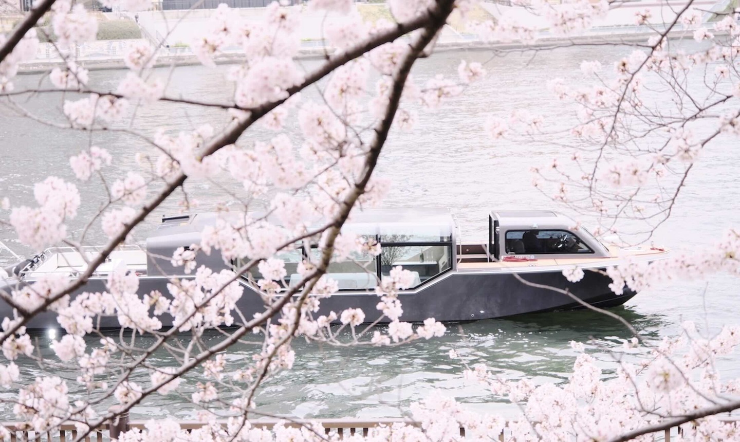 「アマン東京」の宿泊ゲスト向け「桜 プライベート リバークルージング」