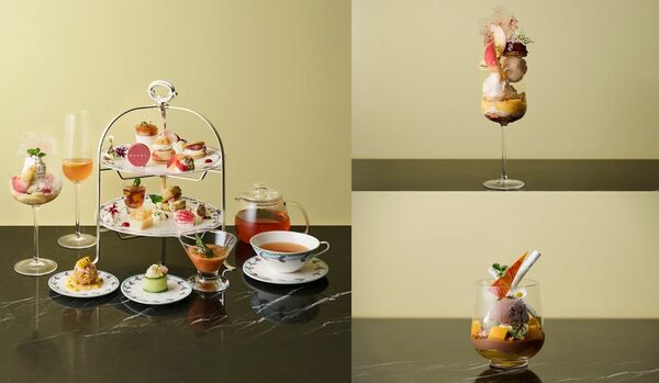 GINZA SIX「マルニ カフェ」の夏限定アフタヌーンティー＆パフェ｜桃やプラム、お茶の香りを楽しめる！
