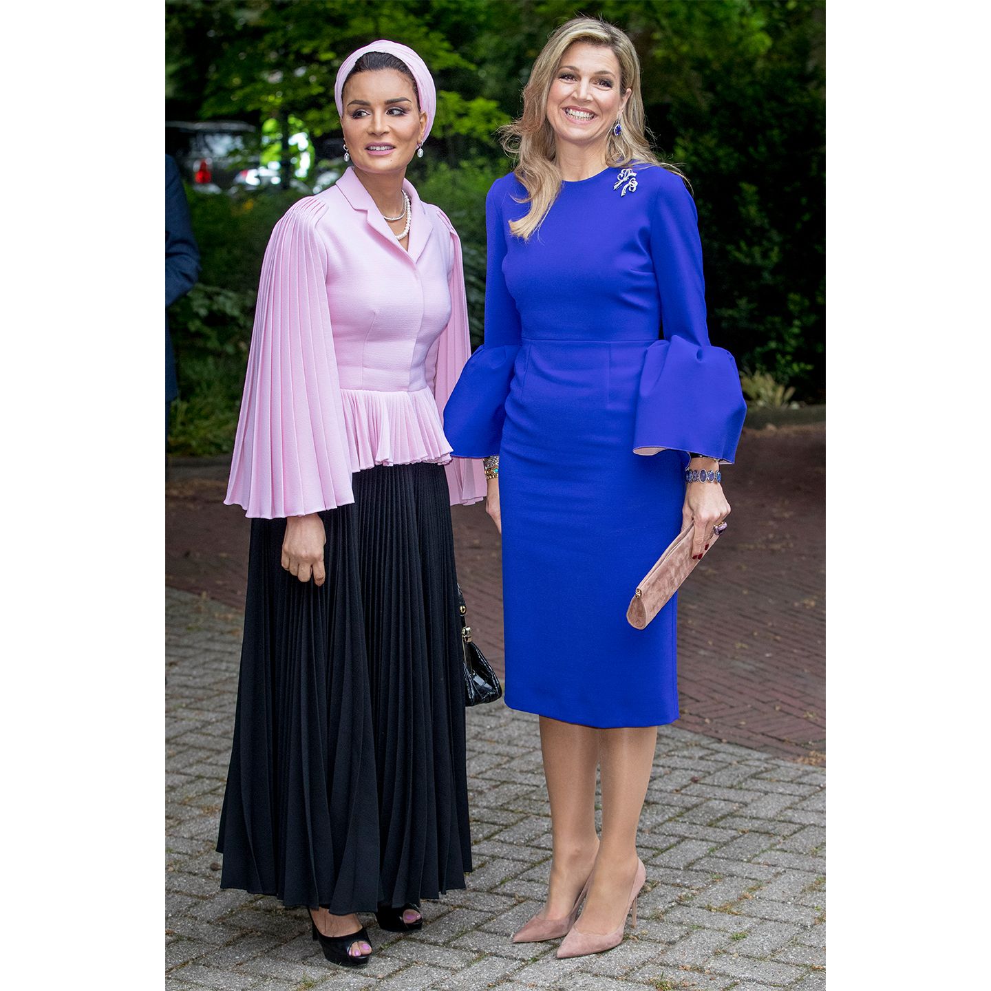 モーザ王妃とオランダのマキシマ王妃