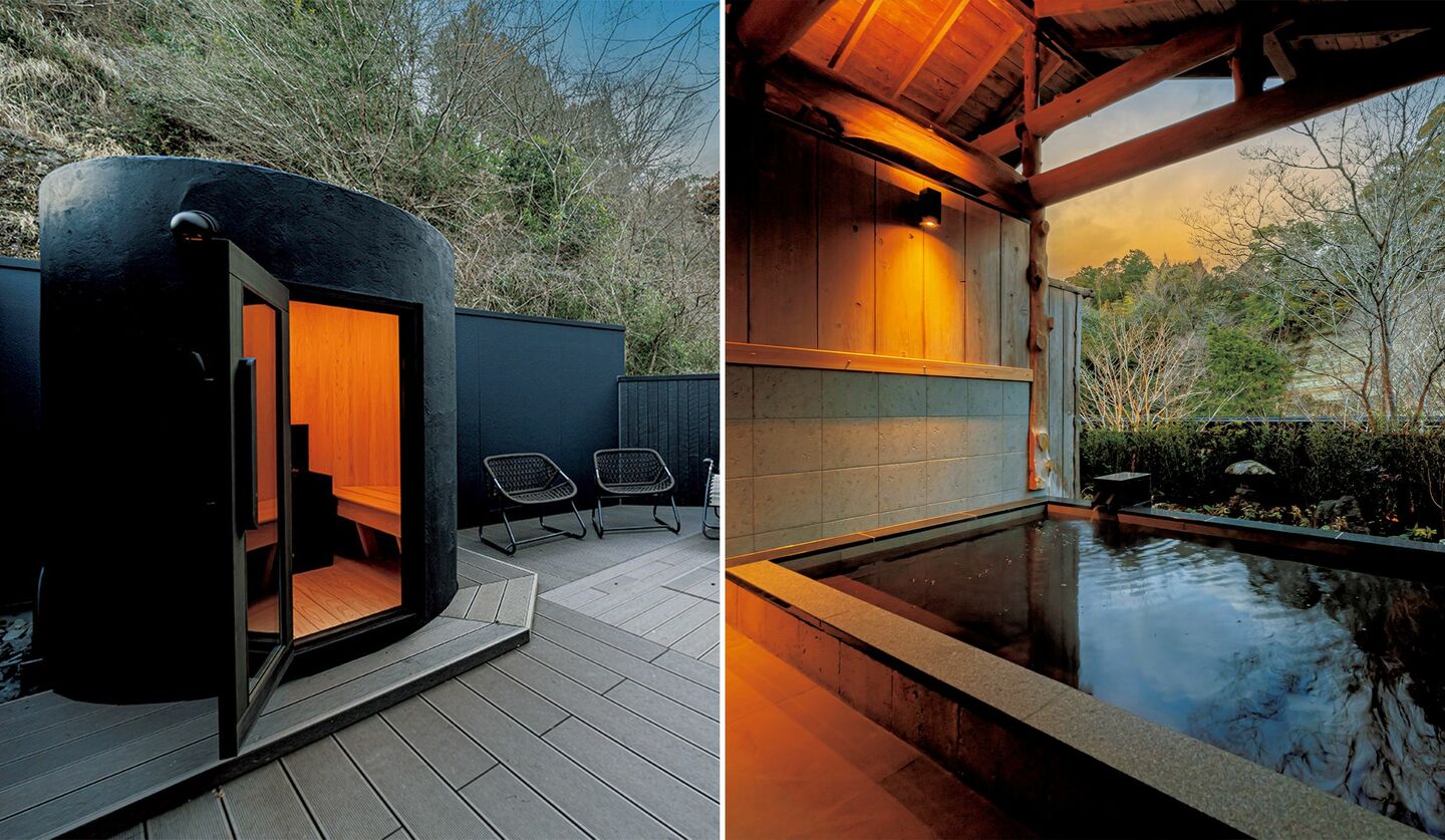 千葉県・夷隅郡「SHINRA YORO VALLEY」の貸切露天風呂と朝食、サウナ付き貸切露天風呂