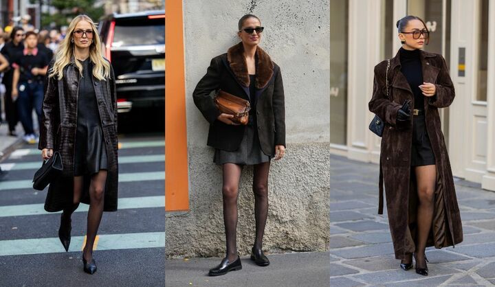 海外インフルエンサーのシアータイツコーデ