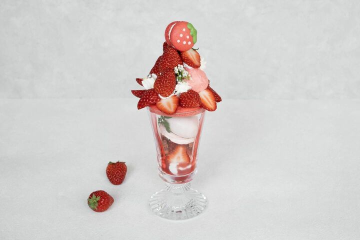 大阪_1,ホテル_4,スイーツ_4,パフェ_4,いちご_3