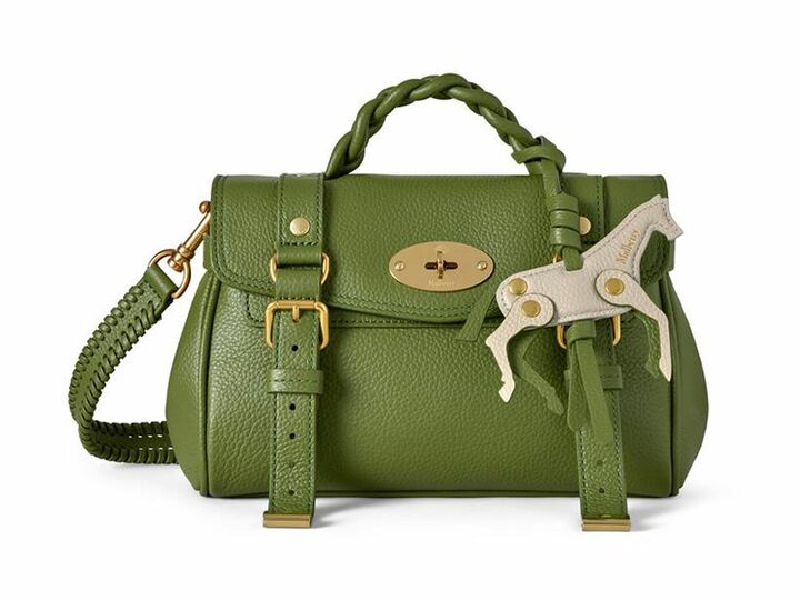 「マルベリー」のバッグ『ミニ アレクサ』チョークホース