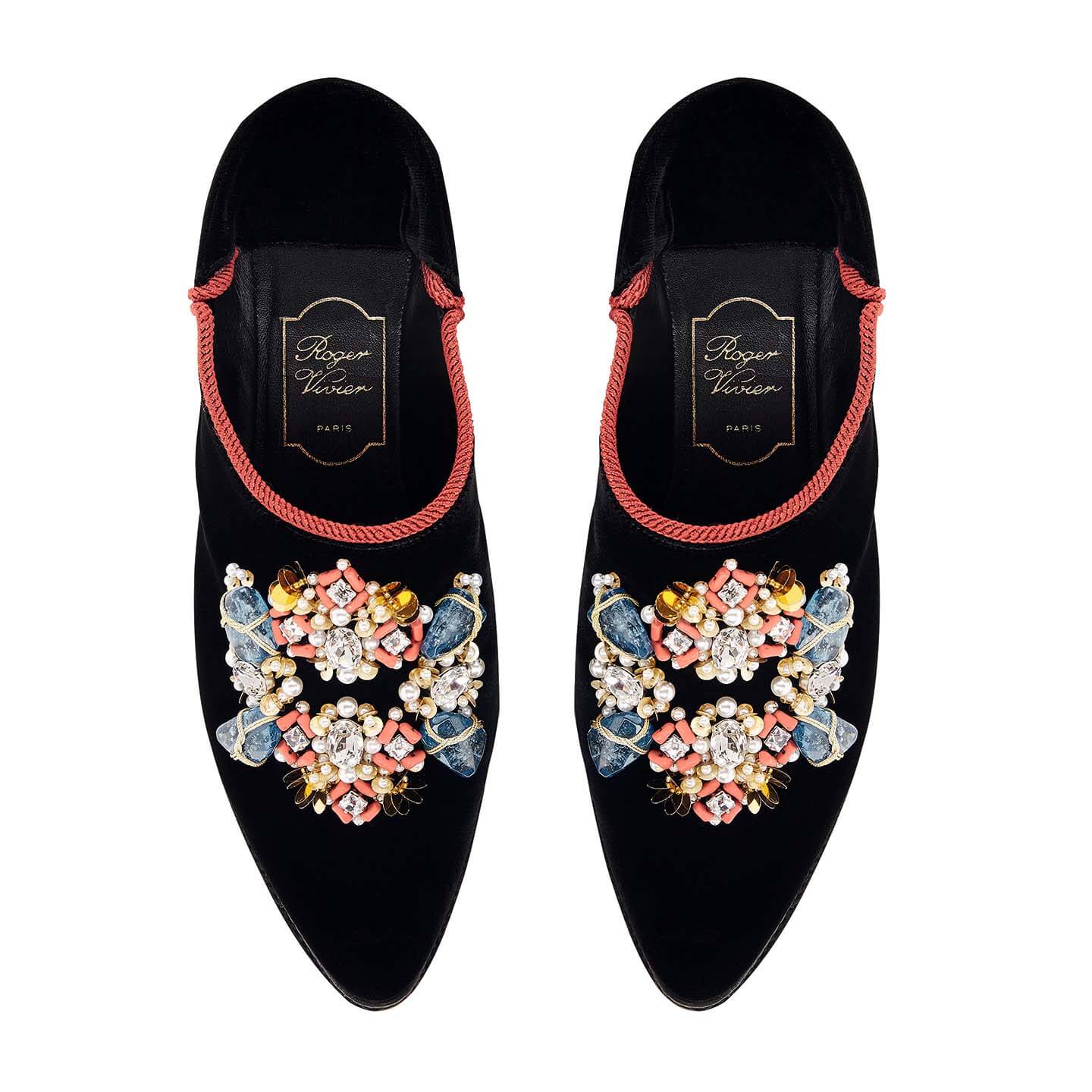 ROGER VIVIER(ロジェ・ヴィヴィエ)のスリッパスリッパ「Bab Viv' Barocco(バブ ヴィヴ バロッコ)」