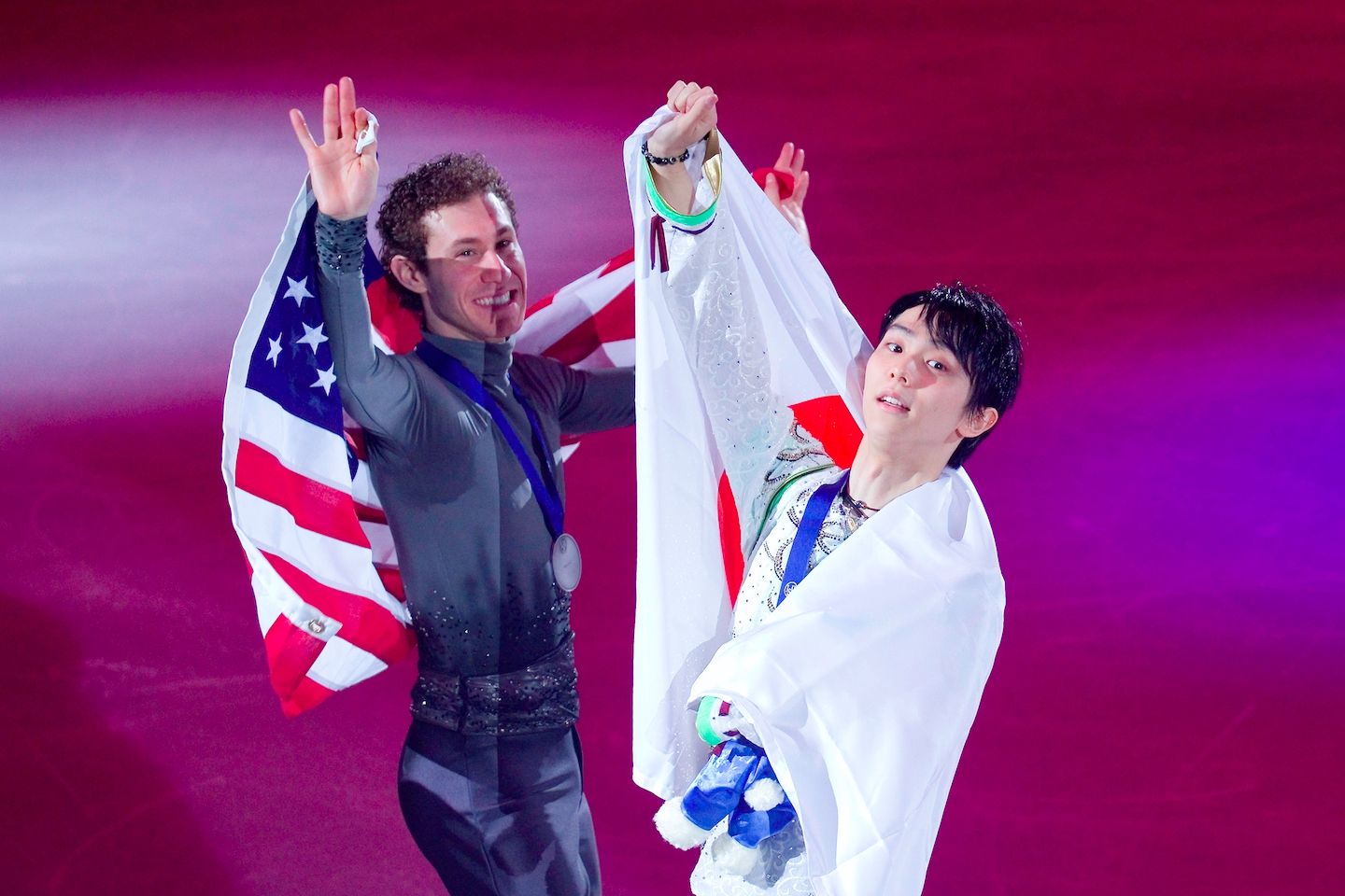 ジェイソン・ブラウン選手は羽生選手と同門。2020年の四大陸選手権では二人とも表彰台に。