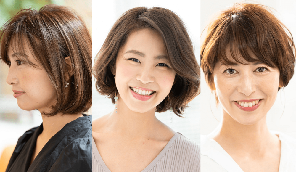 大人可愛い髪型 40代女性に似合うボブ ショートのヘアスタイル Precious Jp プレシャス