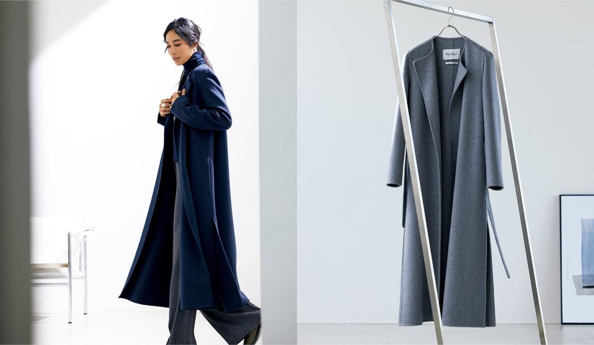 'S Max Mara コート ビジュー装飾 cucito a mano S Max Mara】【CUCITO AMANO】【アウター】エスマックスマーラ