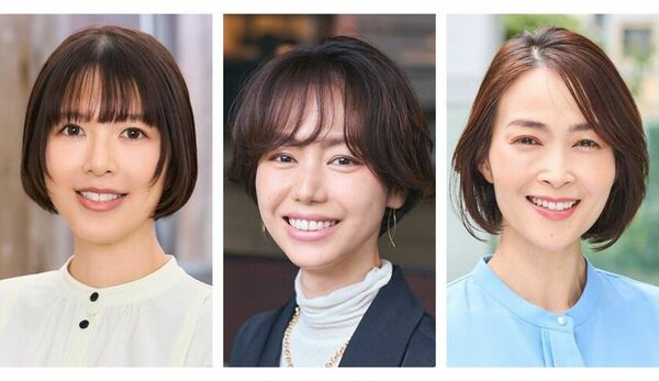 40代の女性に似合う【黒髪・暗髪ショートボブ】