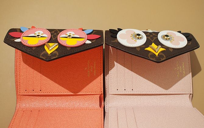 ポルトフォイユ・ヴィクトリーヌ [モノグラム･キャンバス]を開いたところ