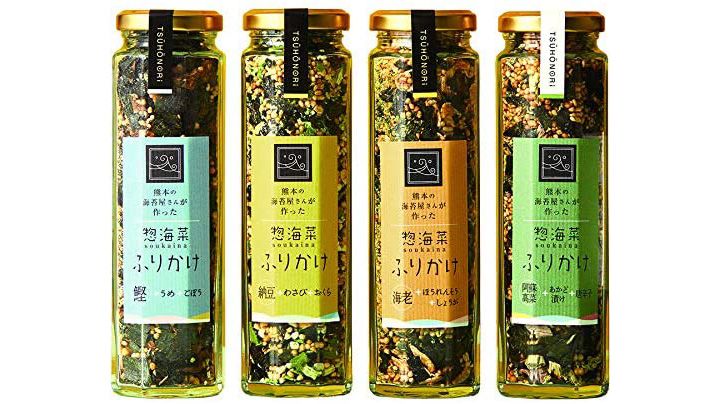 「惣海菜 熊本の海苔屋さんが作った ふりかけ4本セット」(株式会社通宝)