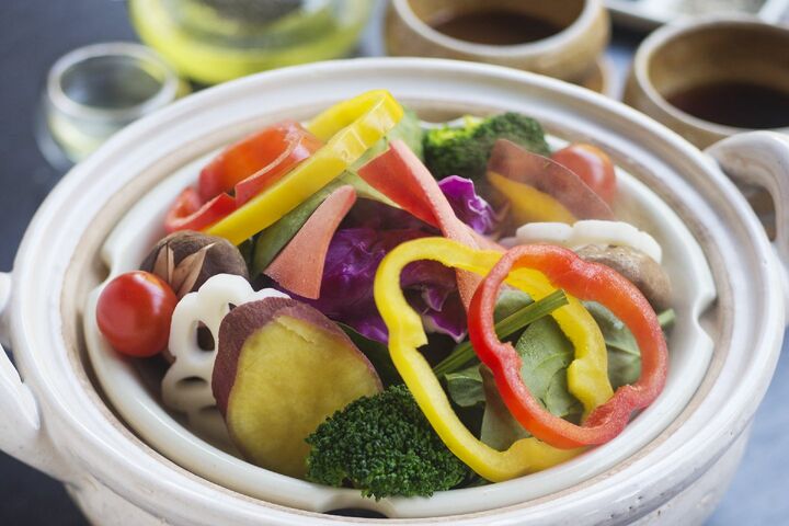 温泉野菜蒸し