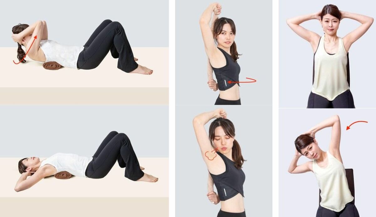 ガチガチの背中が即！ラクになるストレッチ【プロ指導８選】 | Precious.jp（プレシャス）