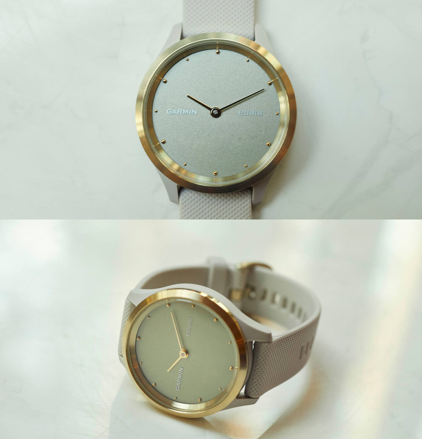 「vívomove 3S/emmi Beige×Gold」1