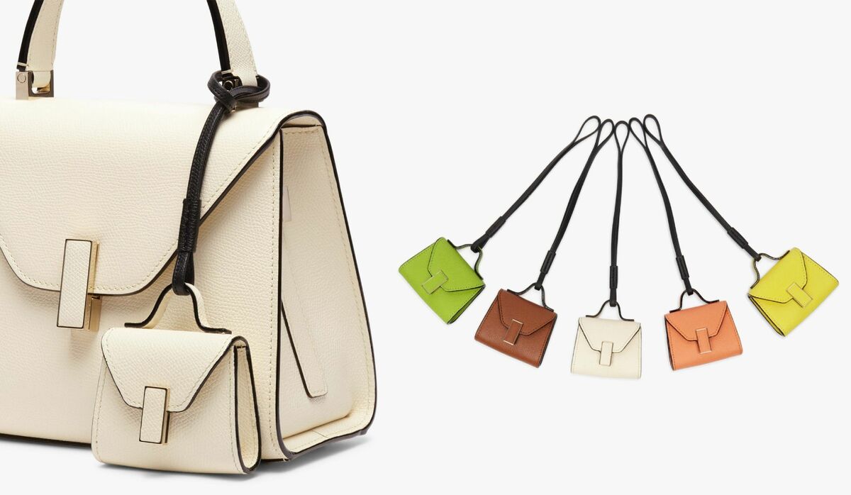 Valextra パンダ チャーム レザー ヴァレクストラ 新品 レザー（本革