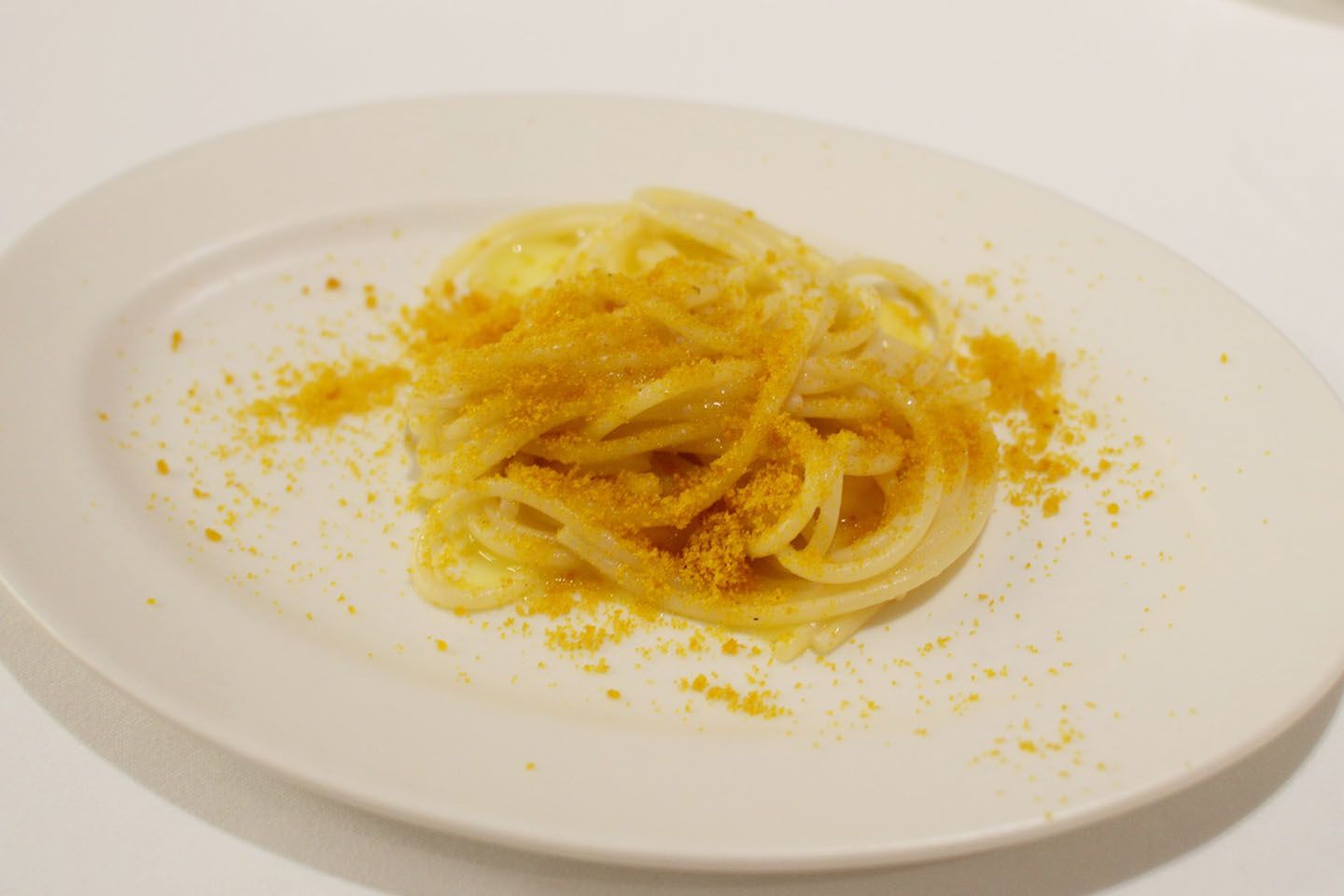 「カラスミのスパゲティ アルブッロ」