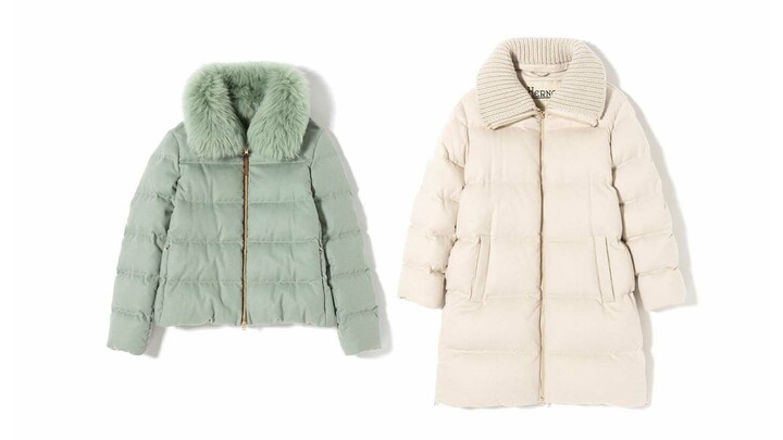 ヘルノのダウンウエア2種