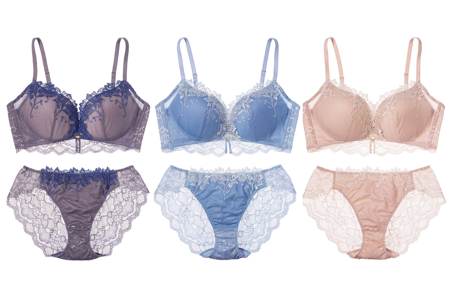 マドモワゼルレーシィノンワイヤーブラ、マドモワゼルレーシィパンティ③