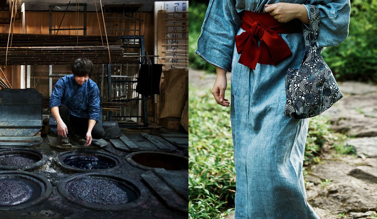 界 鬼怒川」にて栃木の伝統工芸品『黒羽藍染』に触れる旅！若手職人が