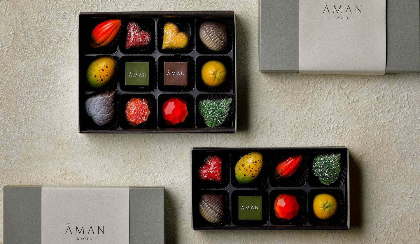 アマン京都「2026年春のオリジナルギフト」、「アマン京都オリジナル ホワイトデーチョコレート」