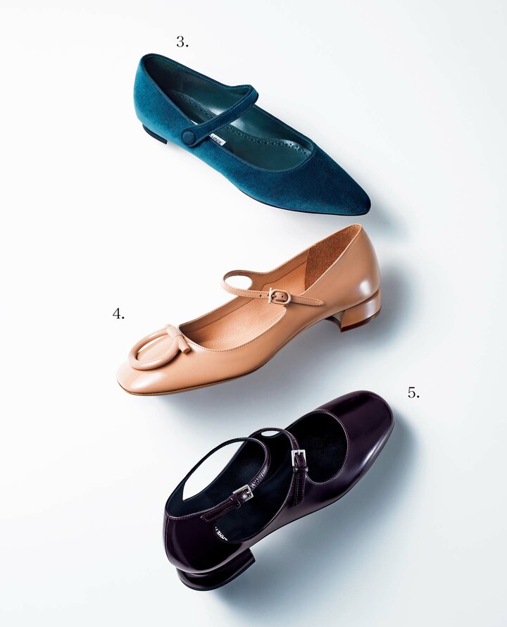 マノロ ブラニク、フェラガモ、ピエール アルディのメリージェーンシューズ