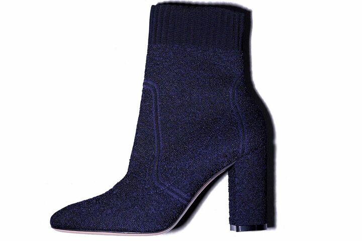 ブーツ「イサ 85」￥141,000【ヒール：8.5cm】［ナイロン］（ジャンヴィト ロッシ ジャパン）　[Precious2018年11月号145ページ] 