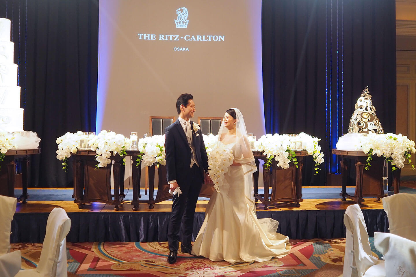 新郎の井堀さんと、新婦の西村さん
