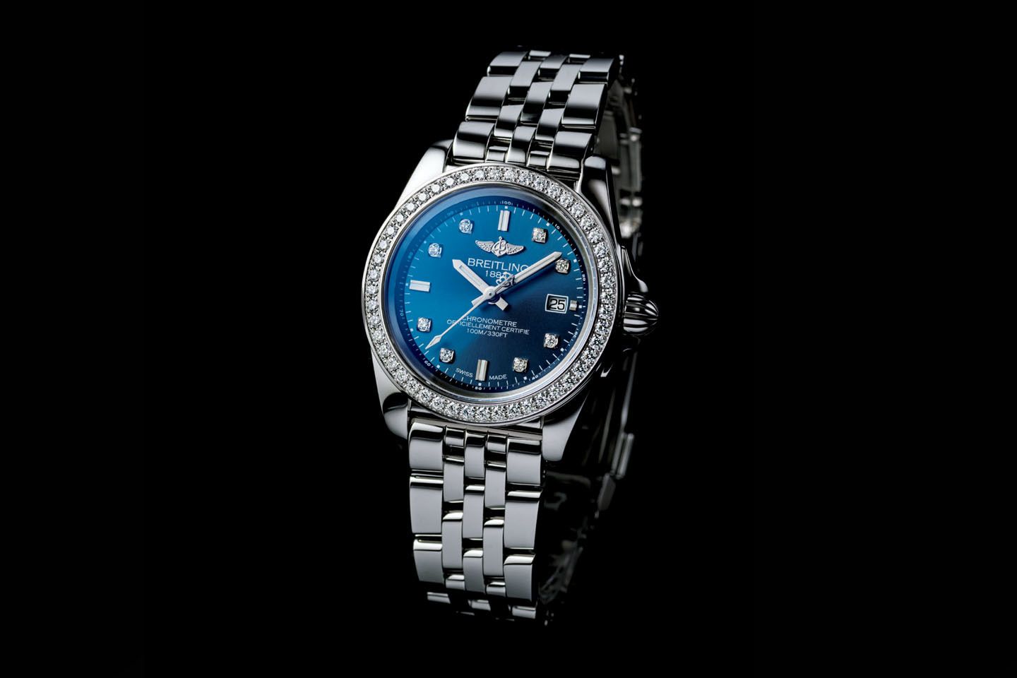 『ギャラクティック 32 スリーク エディション』¥935,000(ブライトリング) ケース:SS、ケース径:32mm、ブレスレット:SS、ムーブメント:クオーツ (ブライトリング・ジャパン)