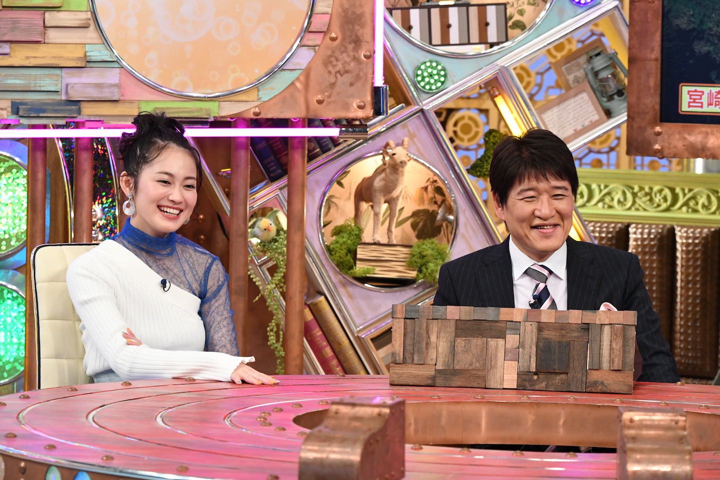 ©ABCテレビ 吉本実憂さんと林修さん
