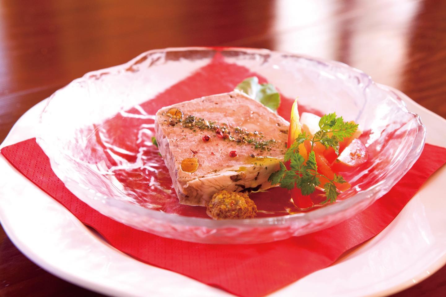 「パテ・ド・カンパーニュ(豚肉の田舎風お肉のパテ)」¥850(税込)