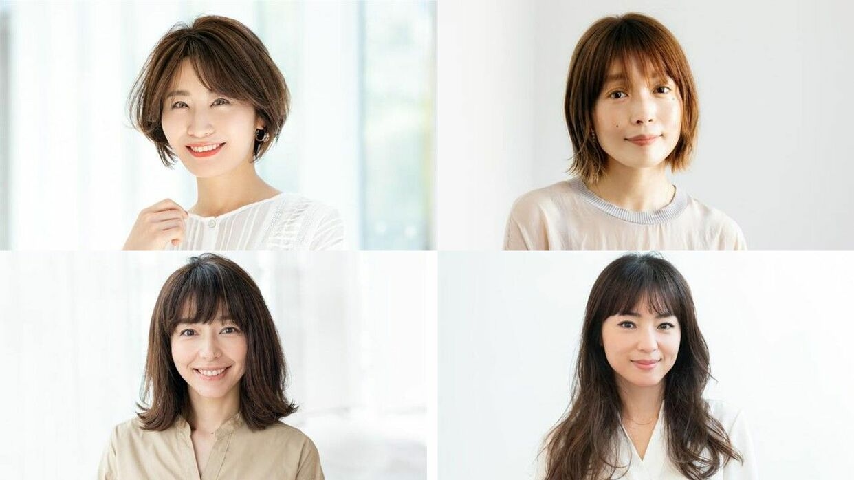 ナチュラルな髪型 長さ別 顔型別 実例16選 好感度の高い無造作感 Precious Jp プレシャス