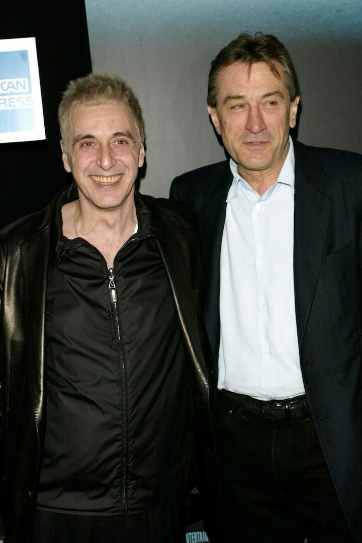 アル・パチーノが主演する映画のプレミアにロバート・デ・ニーロも駆けつけた。