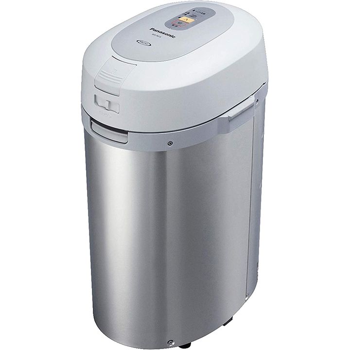 乾燥型「パナソニック 家庭用生ごみ処理機 温風乾燥式 6L シルバー MS-N53-S」(価格:¥59,819)