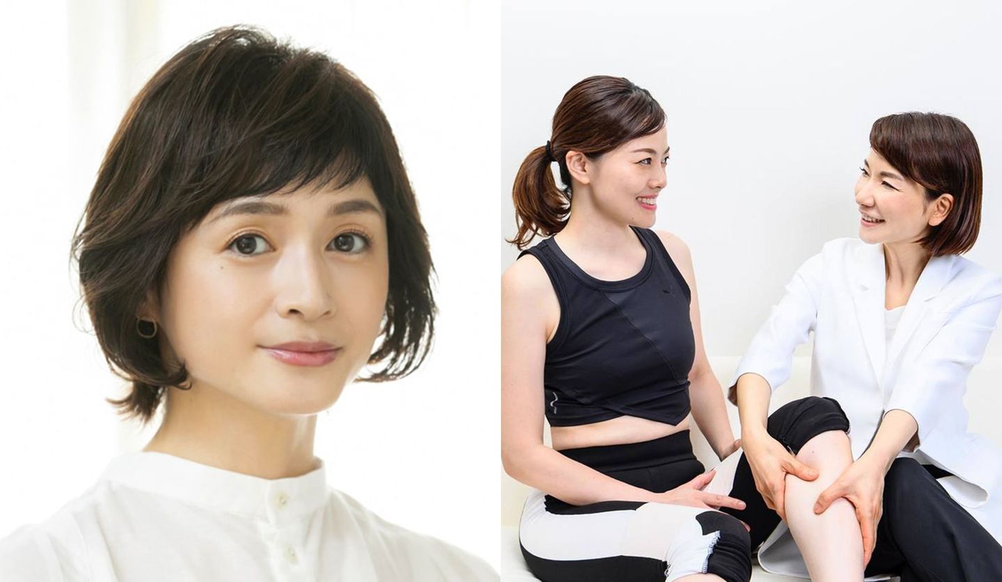 ヘアモデルの女性と、エイジングデザイナー 村木宏衣さん＆モデルの女性