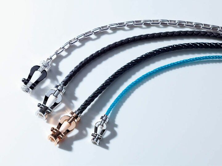 上からLM［WG×BC×SS×DIA］￥801,000・［WG×レザー］￥265,000・［PG×SS］￥253,000・MM［WG×PET］￥199,000（フレッド）