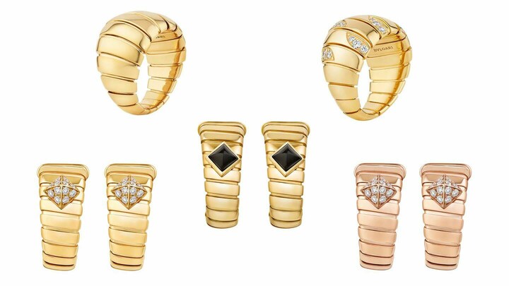 『ブルガリ トゥボガス』のリングとイヤリング