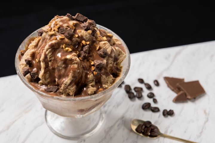 【MAX BRENNER CHOCOLATE BAR】「ミルクチョコレートコーヒーかき氷」¥1,080