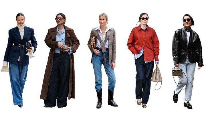 デニムコーデ秋