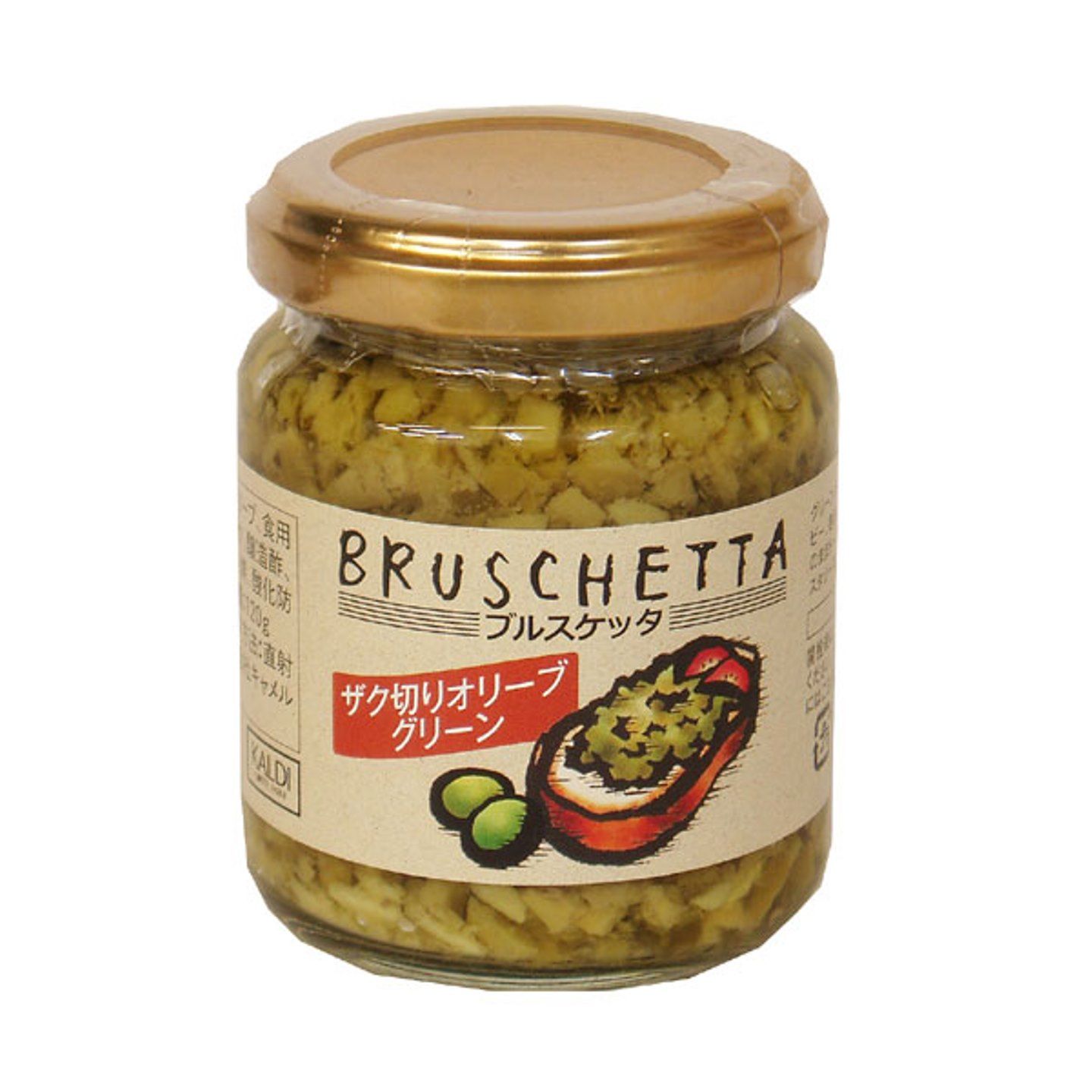「オリジナル ブルスケッタ ザク切りオリーブ グリーン」¥475