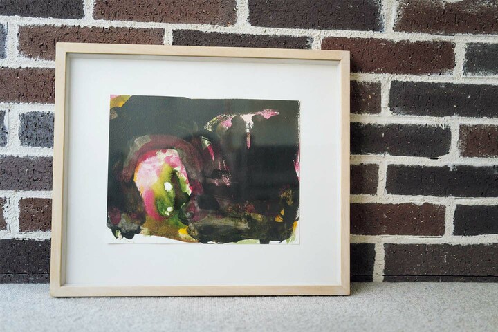 鈴木保奈美さんの私物アート、JOHN MOORE『ENCLOSED FORM』