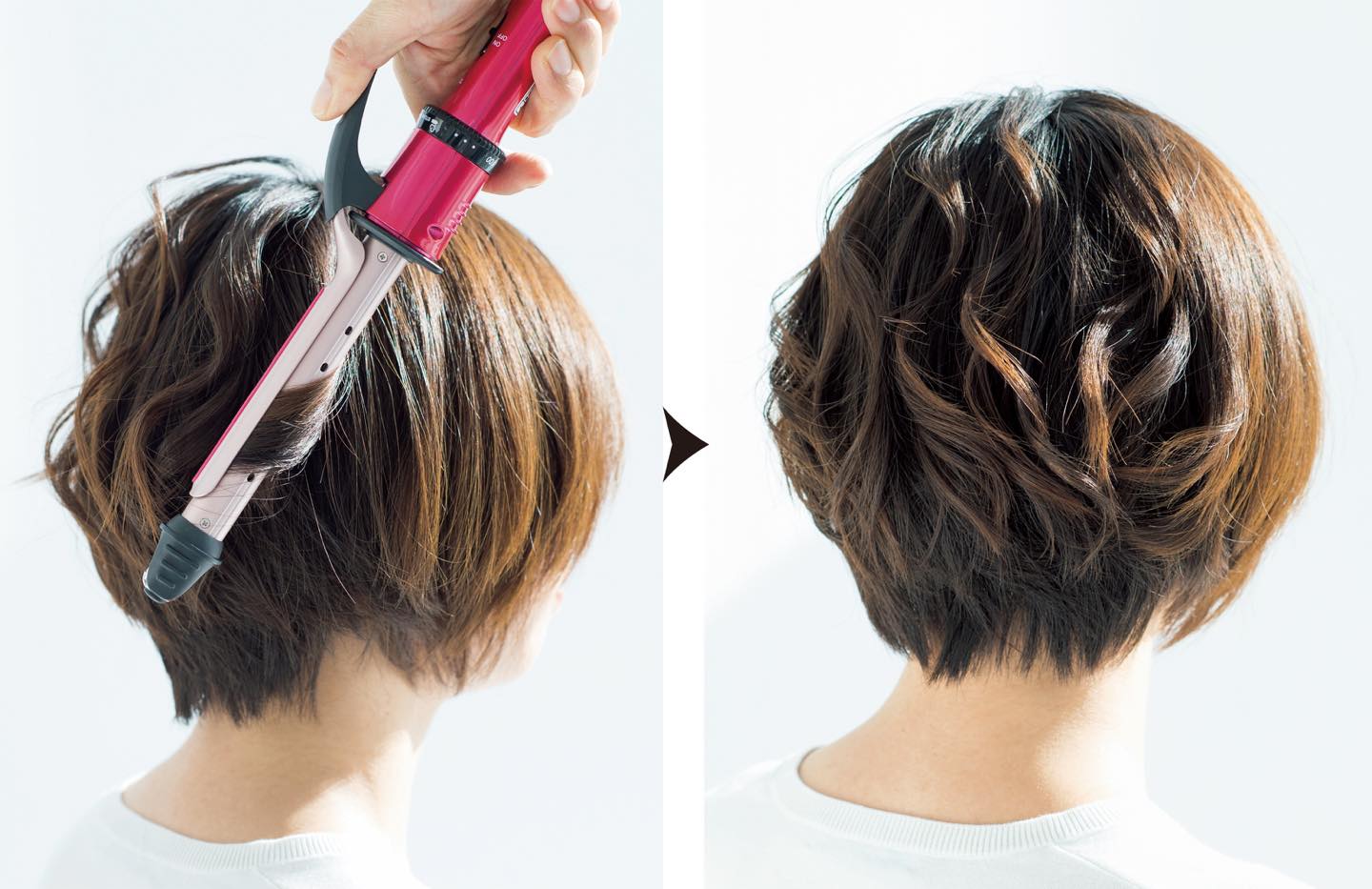 40代 髪型_7,40代 ショートヘア_7,ヘアアレンジ_8