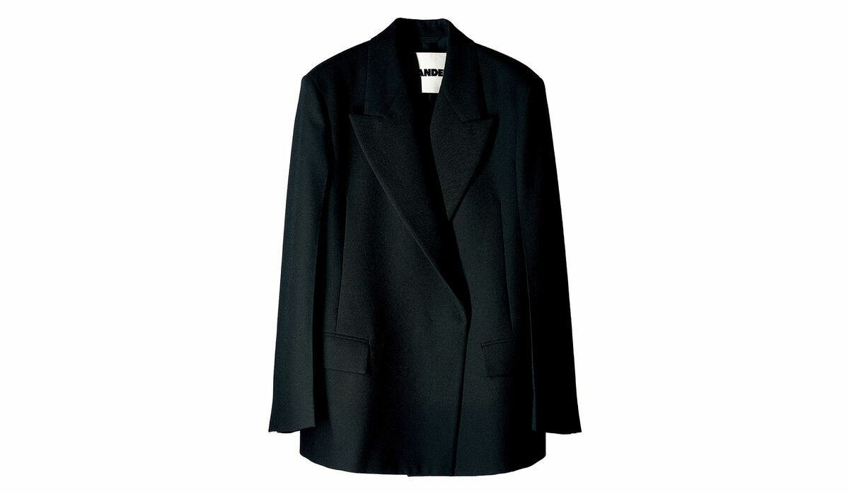 極美品☆【ジルサンダー】ウール　ブラック　テーラードジャケット　34 S相当 時を経て改めて実感する“名品ブラックジャケット”「ジル サンダー」が