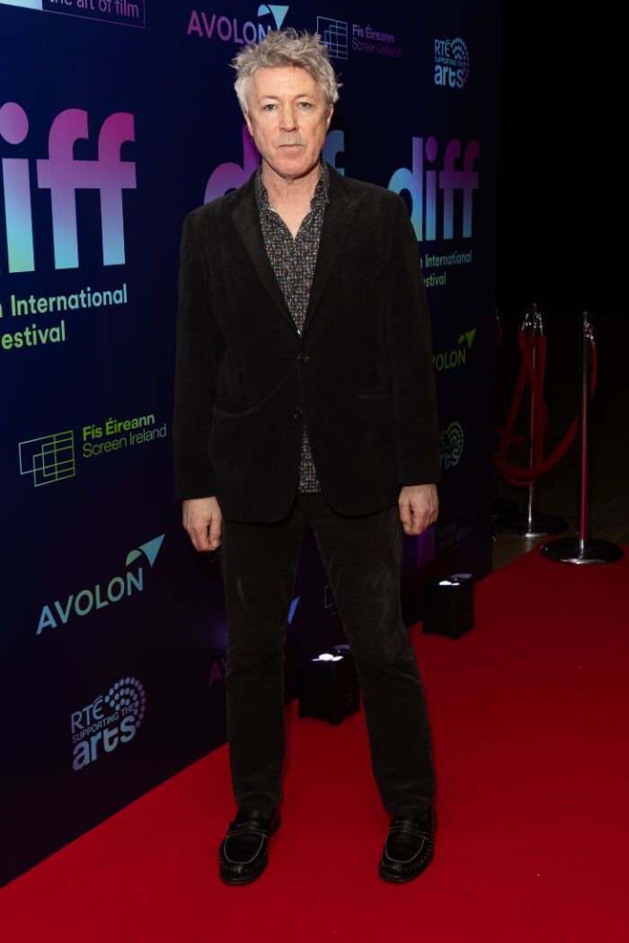 2026年2月28日、最新の主演映画『Gorky Resort』プレミア上映。ダブリン国際映画祭の会場にて。