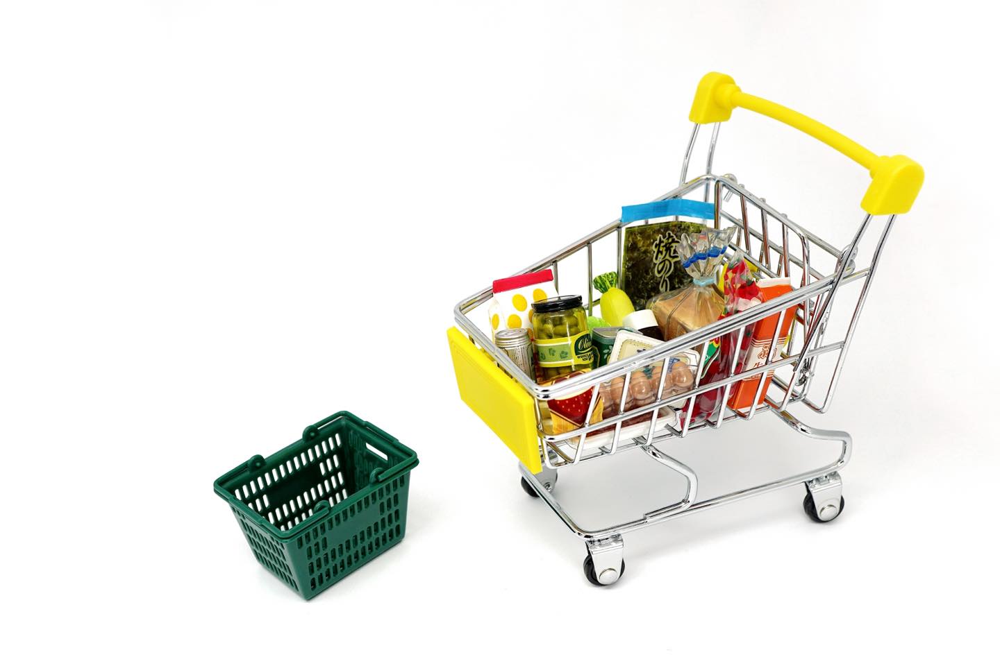 買い物台は、他の人も利用することを考えよう