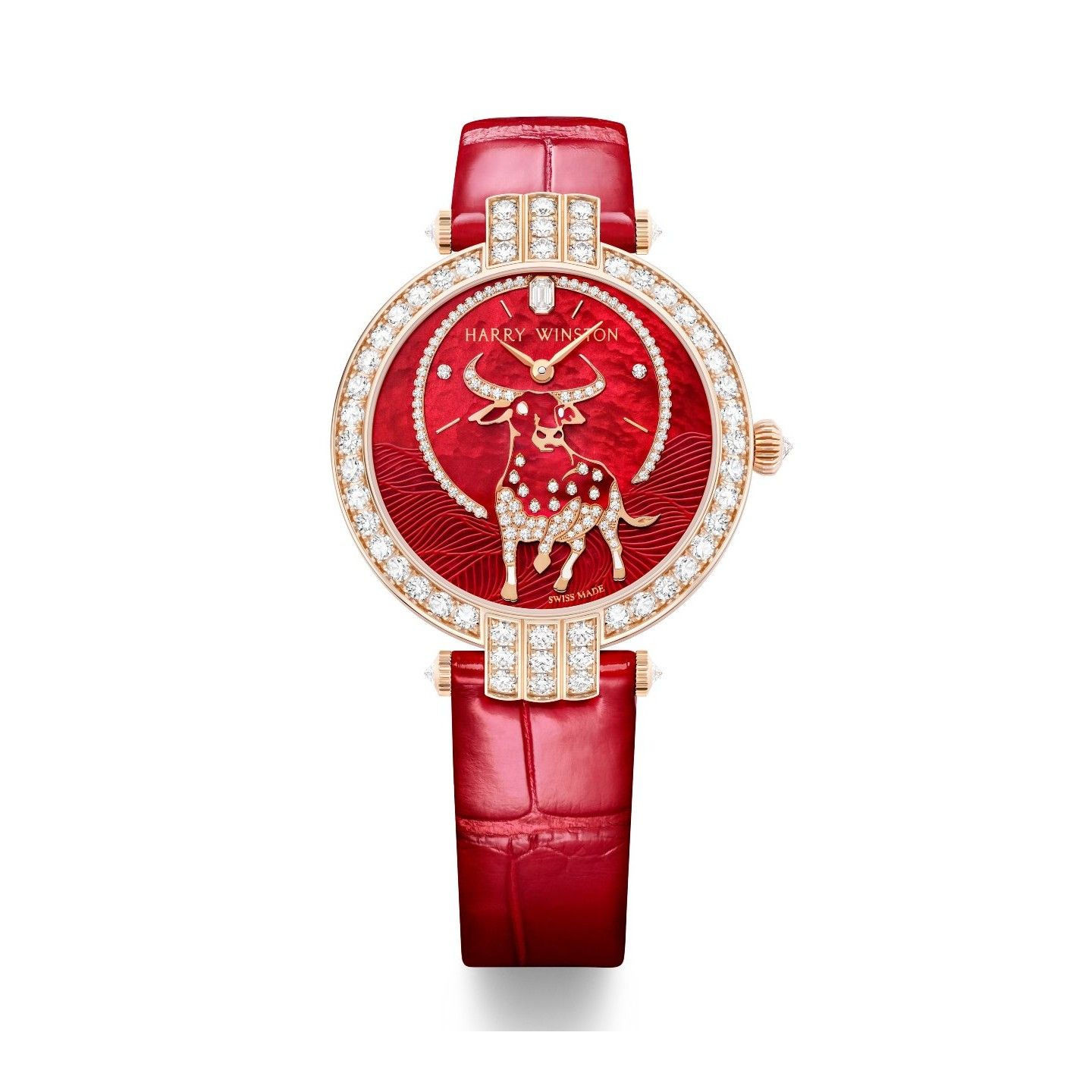 ハリー・ウィンストンの「HW プルミエール・チャイニーズニューイヤー オ ックス オートマティック36mm」