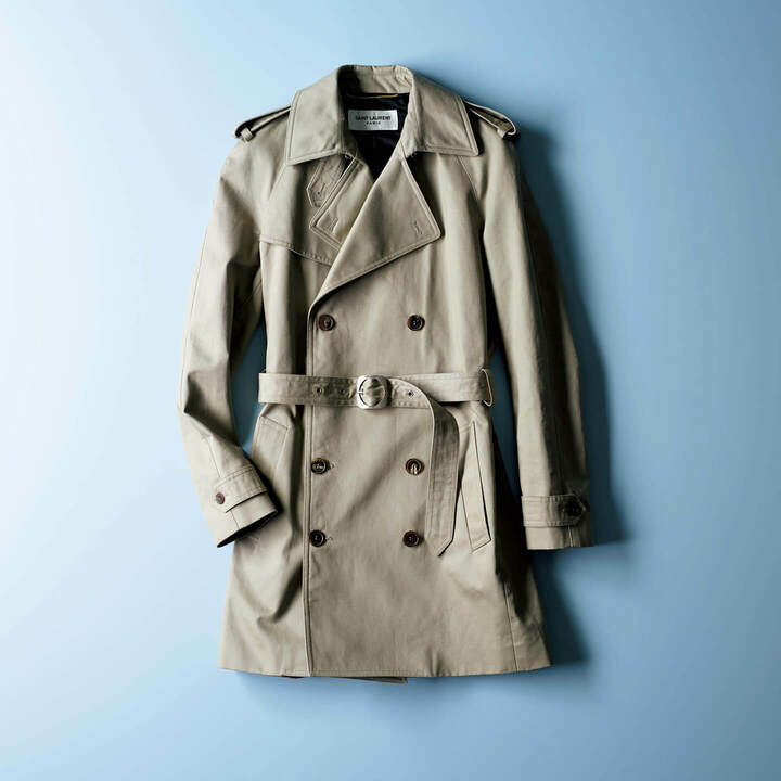 コート￥275,000（イヴ・サンローラン〈サンローラン バイ アンソニー・ヴァカレロ〉）　[Precious2019年3月号44ページ] 