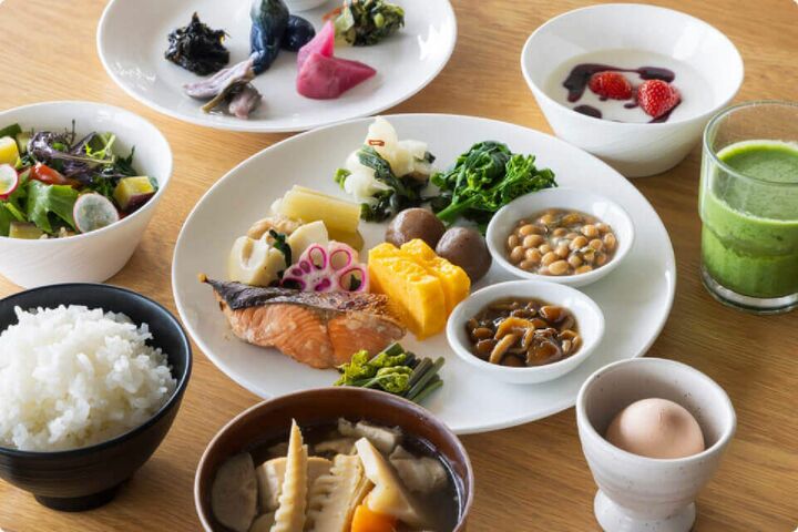 朝食一例